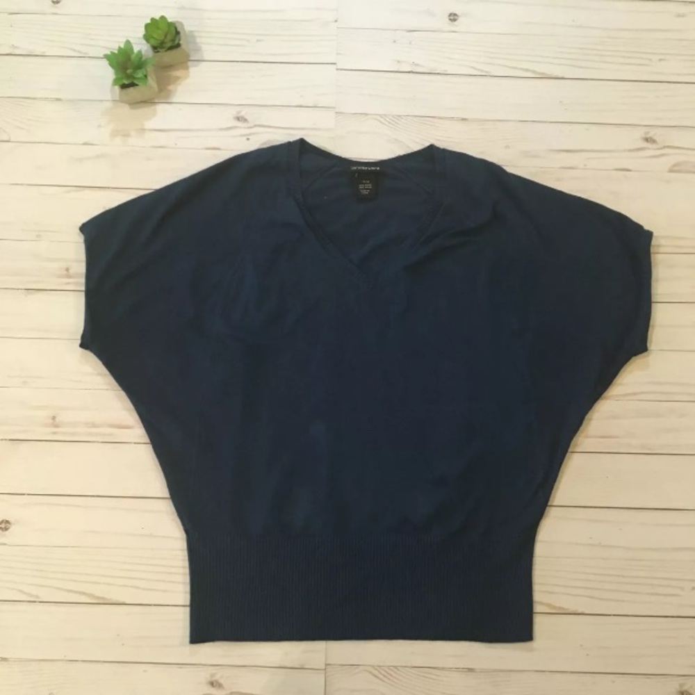 Lane Bryant 14/16 Teal Dolman Batwing Sweater